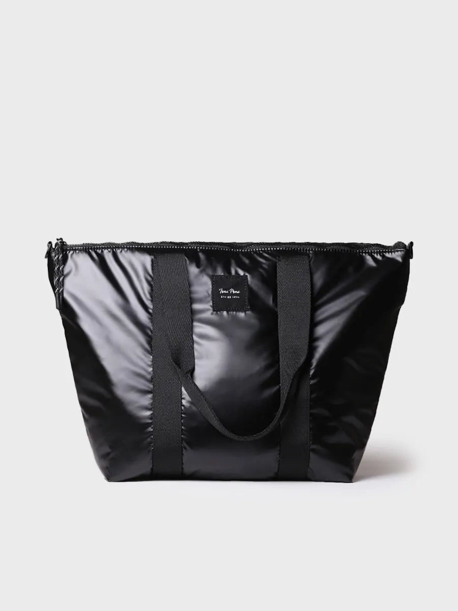 Toni Pons Ginny sac matelasse brillant noir