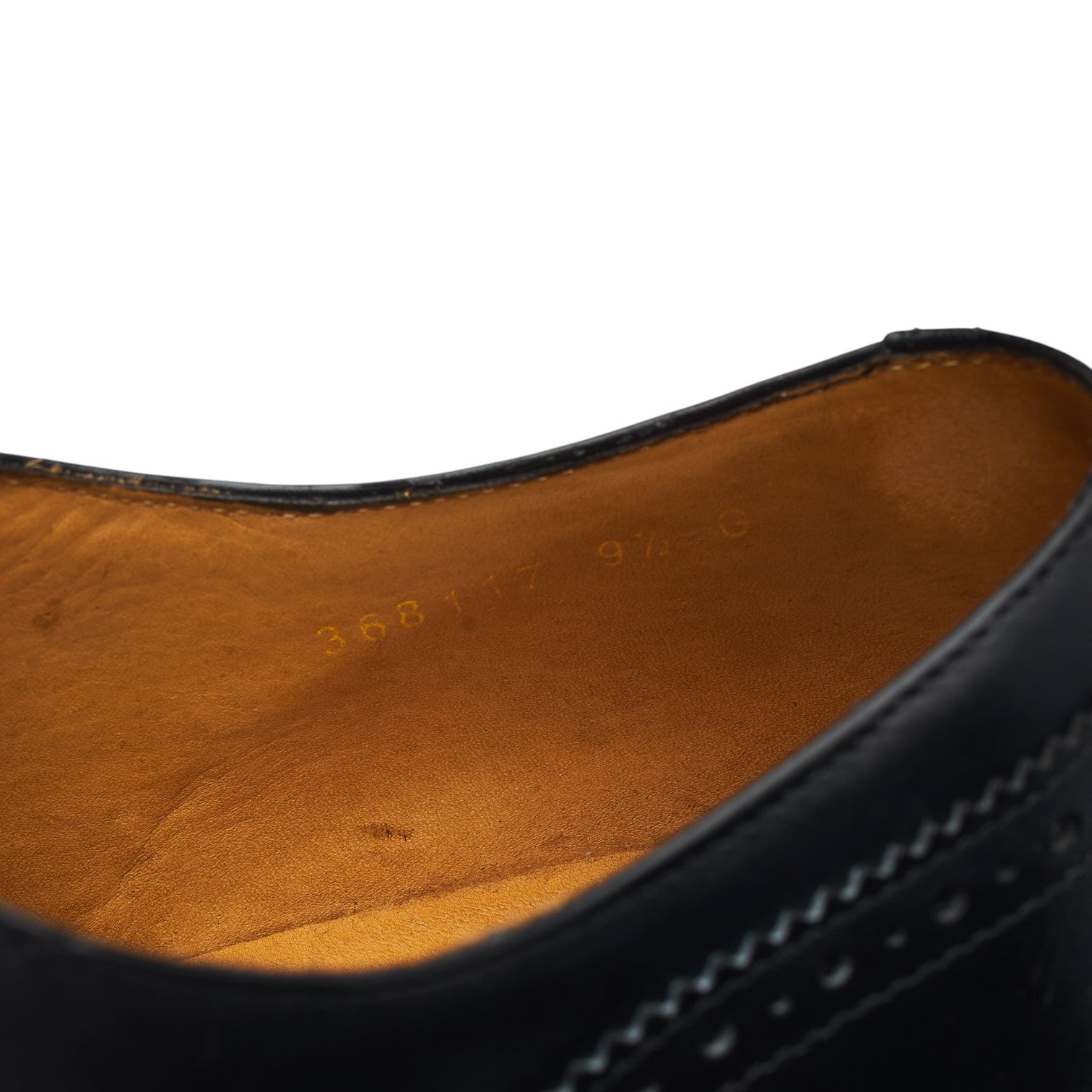 Barker Newcastle richelieu cuir noir pointure 9.5