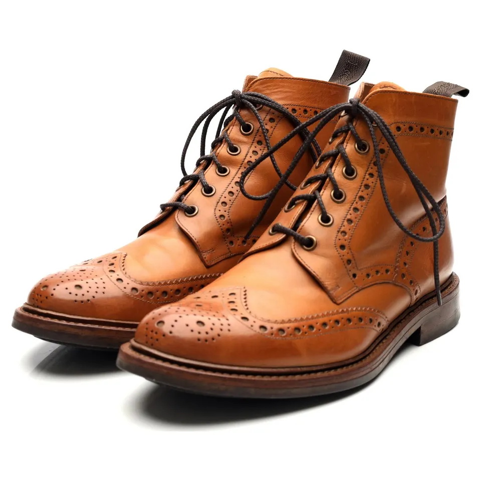 Loake 1880 Bedale boots cuir marron UK 8 G