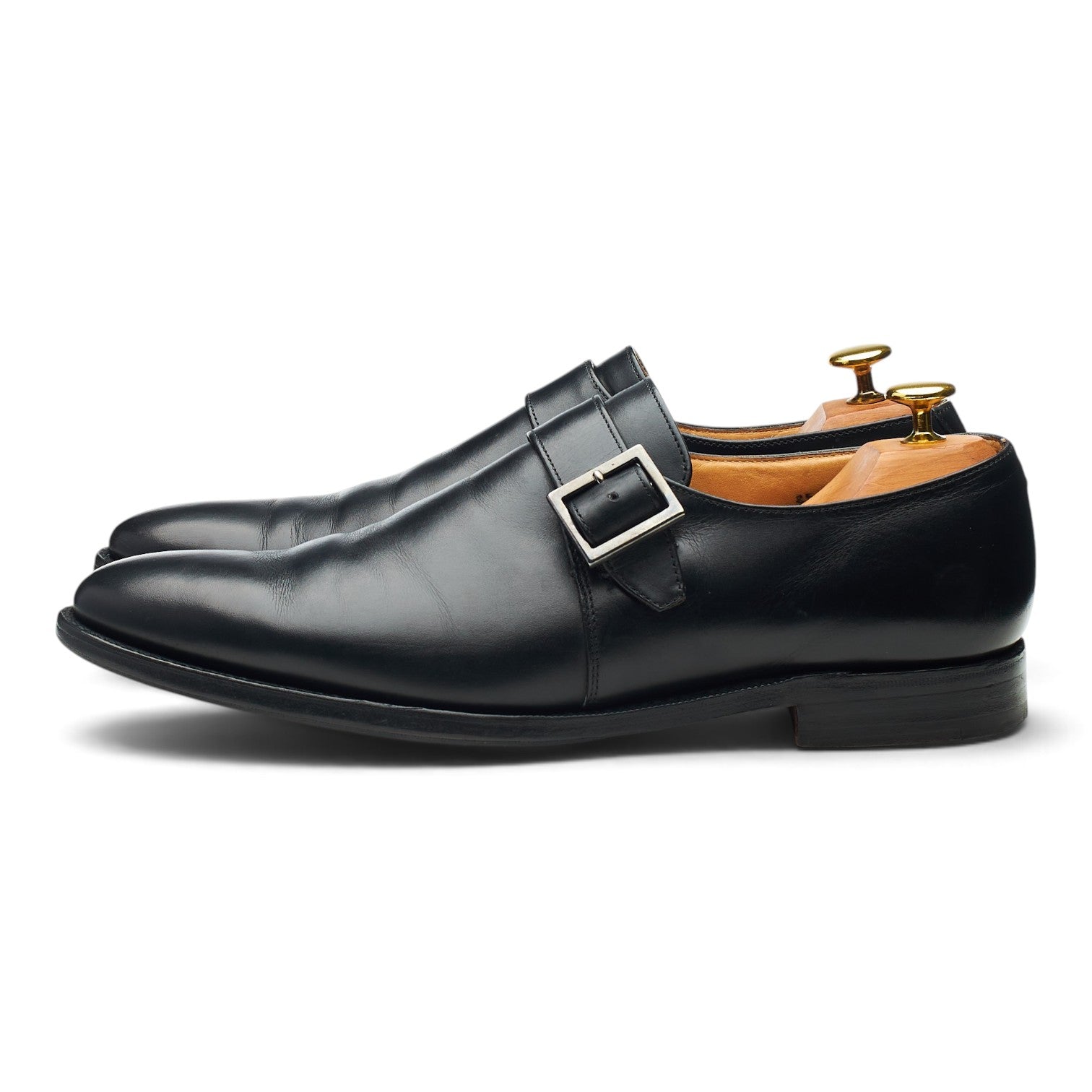 Church’s Lisbon chaussure boucle cuir noir UK 8.5