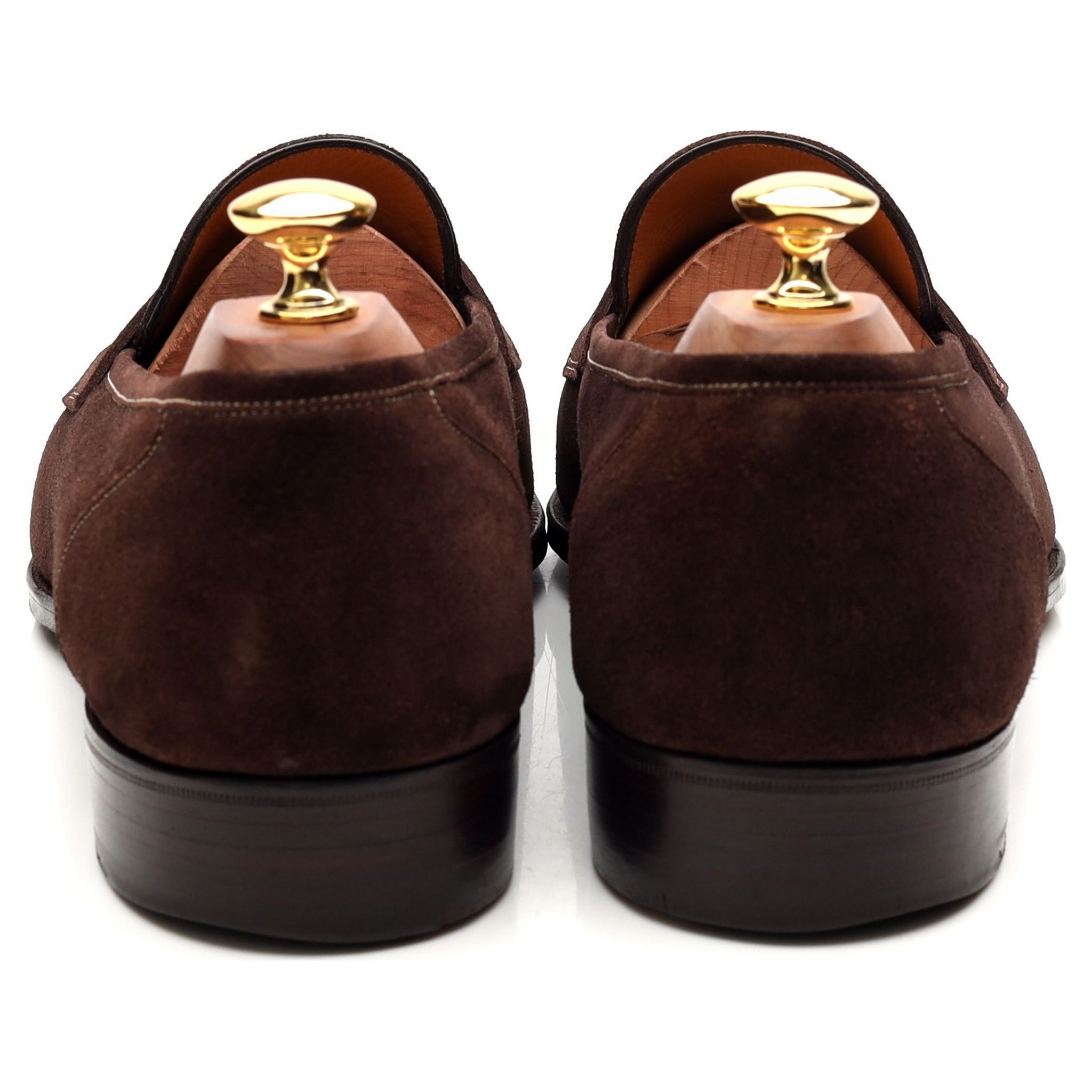 Gaziano & Girling Holkham mocassins daim marron UK 9,5